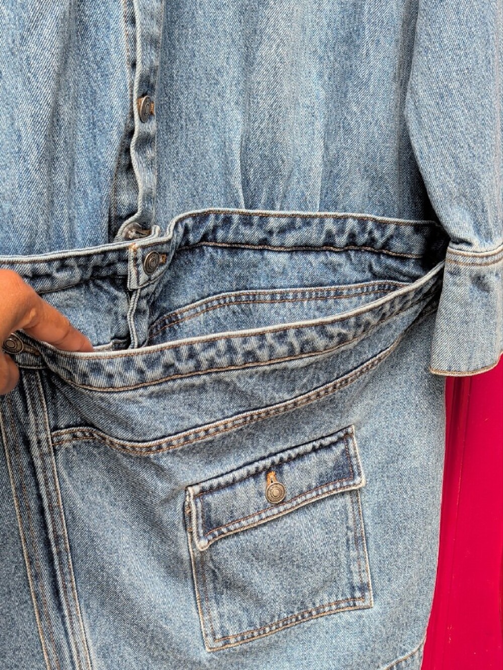 NWT - KBB by Kahlana Assymetrical Denim Dress - Picture 3 of 12